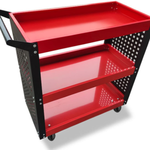 3 Tier Tool cart with Slotted Sides